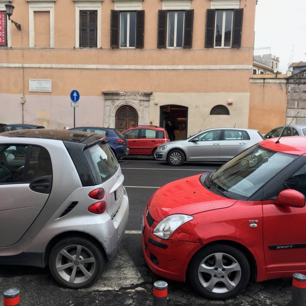 Outside the farmers' market, across the street from city offices, on any normal weekday, a thousand parking violations.